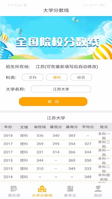 大学志愿报考